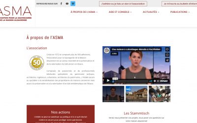 Création du site vitrine de l’association ASMA