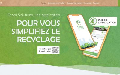 Création du site vitrine de l’entreprise de recyclage Ecotri Solutions