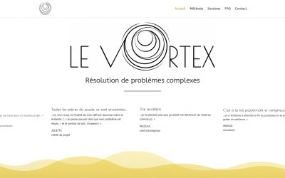 Création du site vitrine pour la méthode Le Vortex