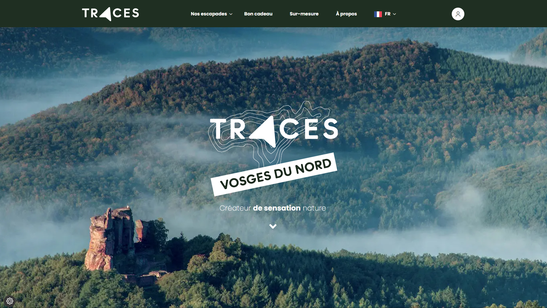 Création site e-commerce Traces Vosges du Nord